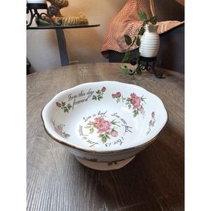 Footed Bowl CBD  "From This Day Forward"